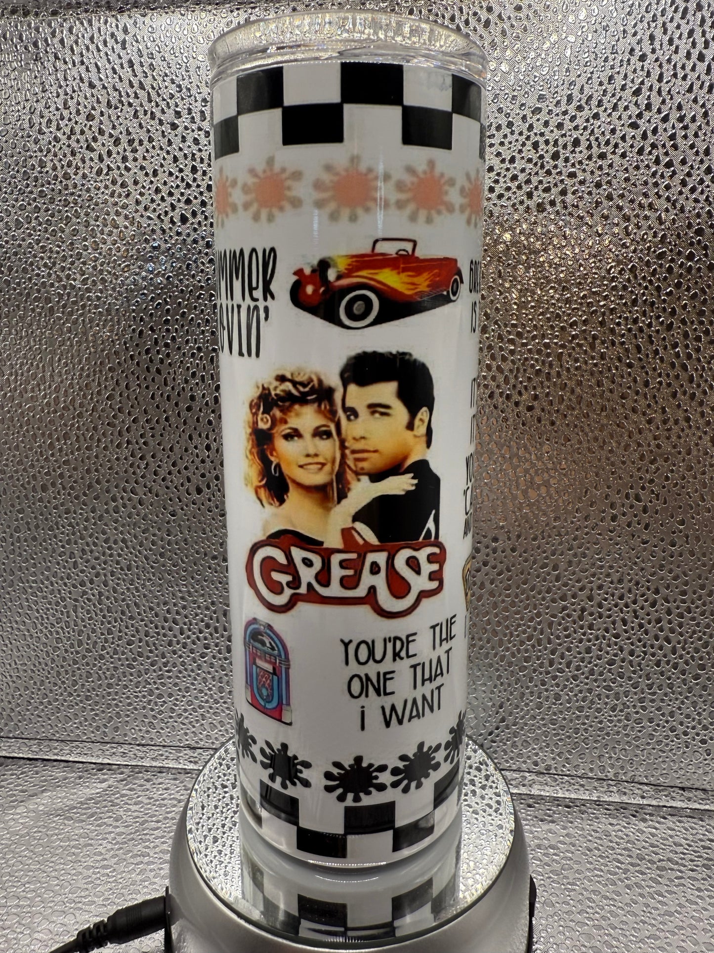 20 Oz Grease SUBLIMATION Tumbler