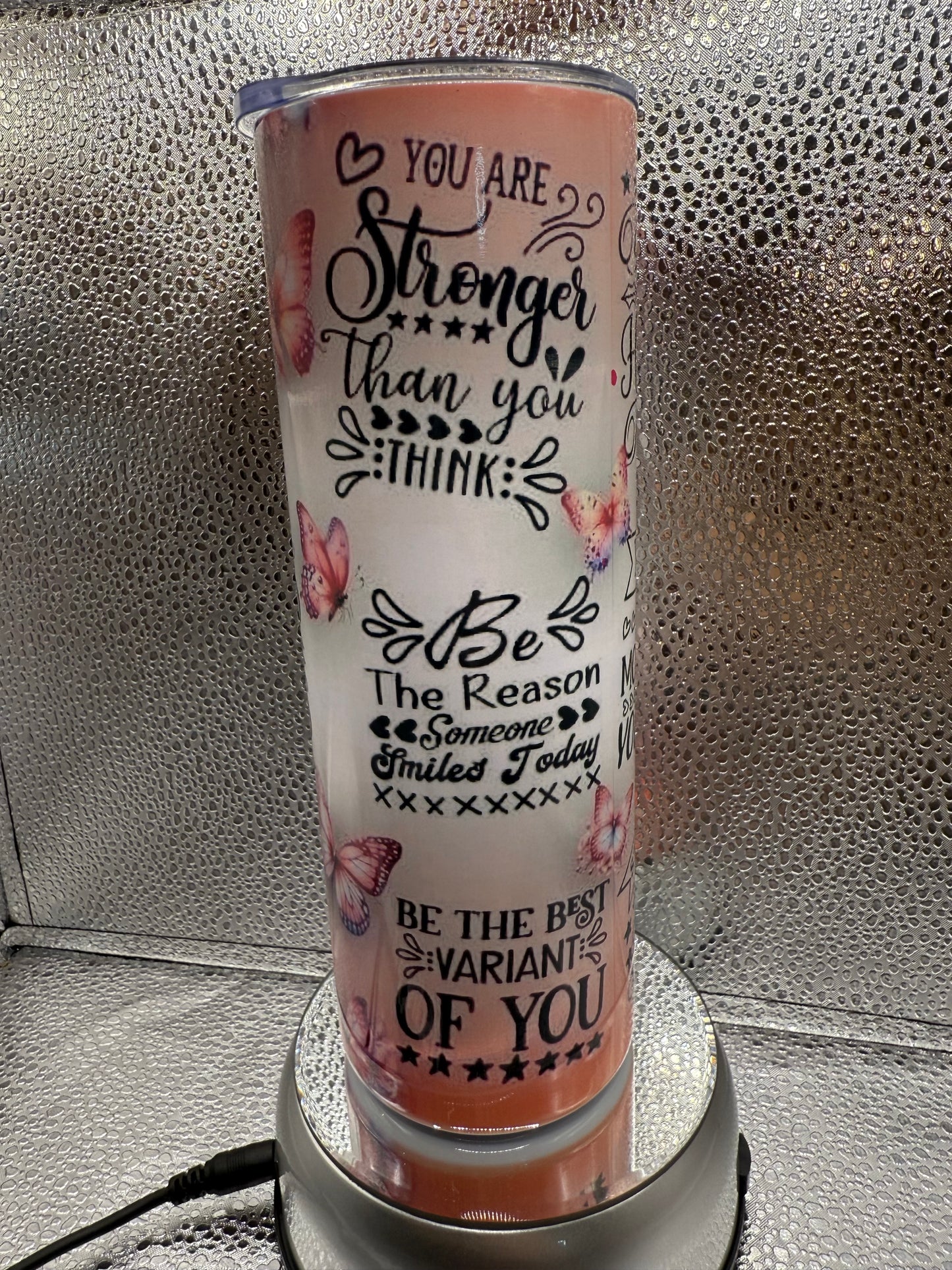 20 Oz Motivational SUBLIMATION Tumbler