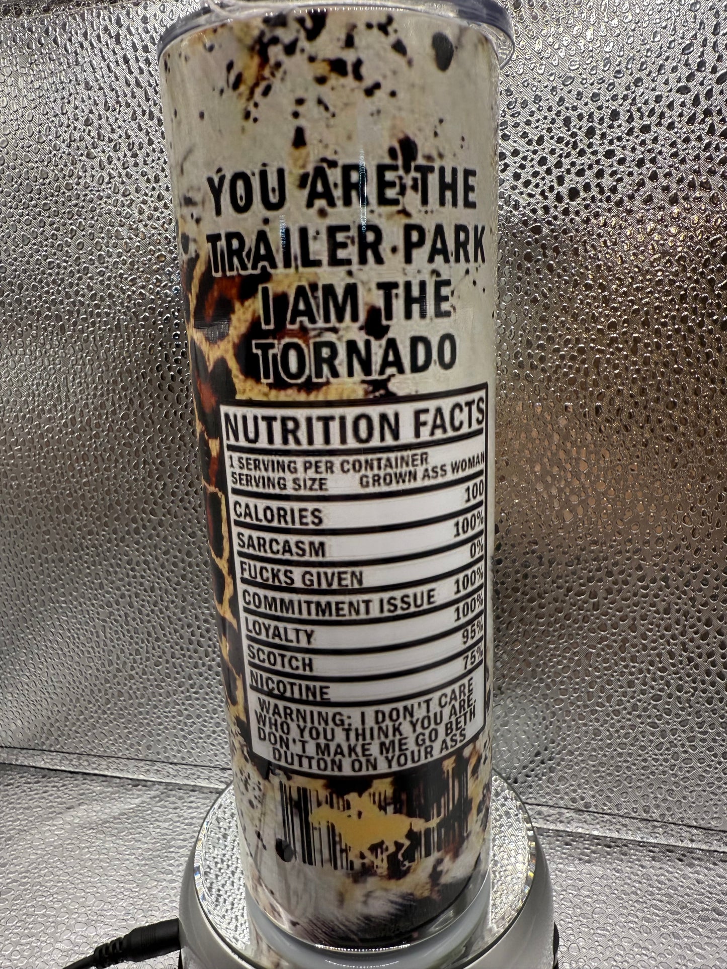 20 Oz Beth Dutton SUBLIMATION Tumbler