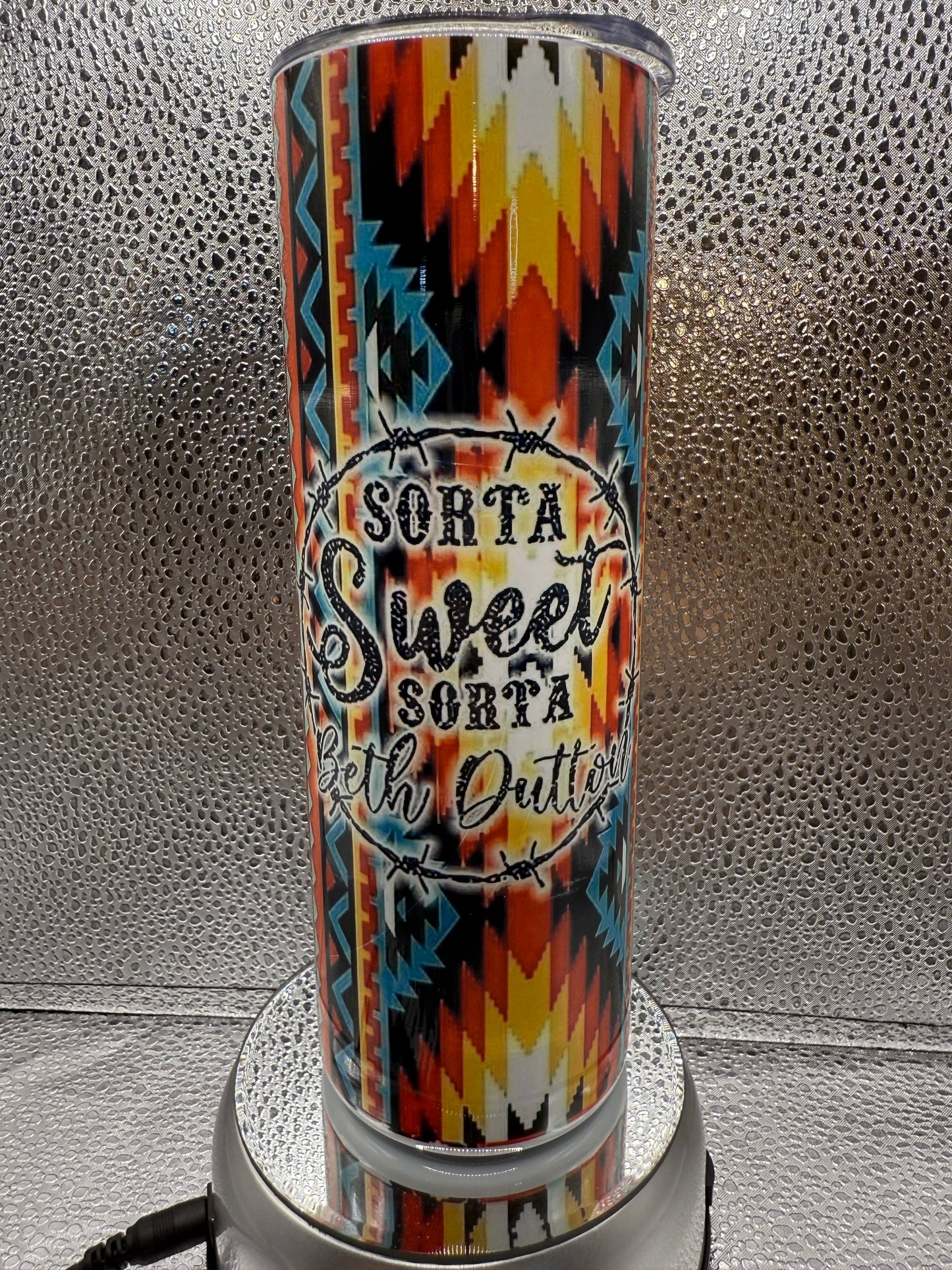 20 Oz Sorta Sweet Sorta Beth SUBLIMATION Tumbler