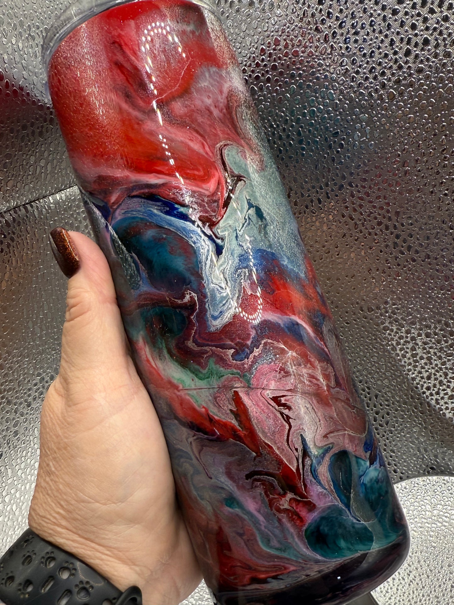 20 Oz Ink Swirl Tumbler