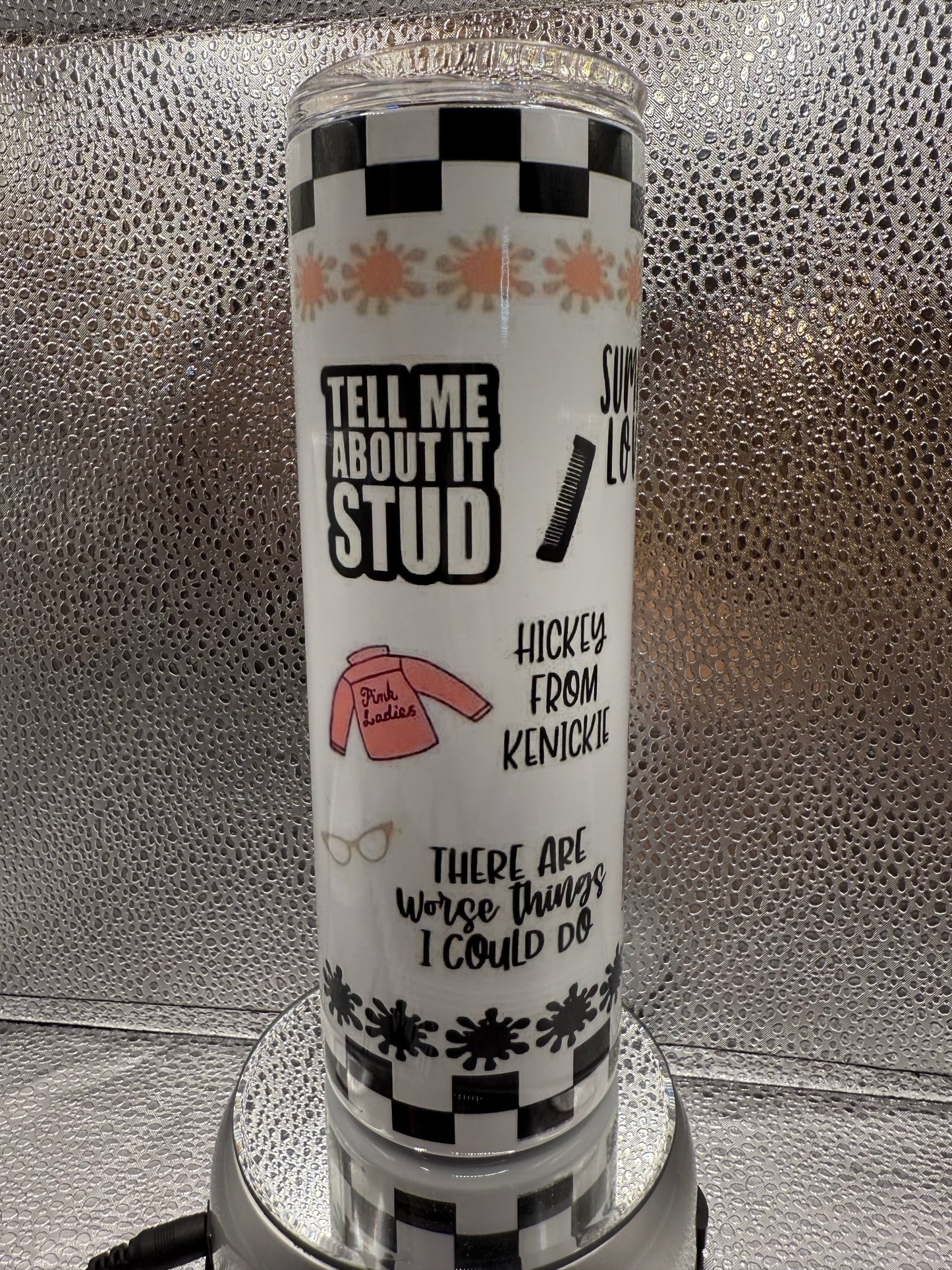 20 Oz Grease SUBLIMATION Tumbler