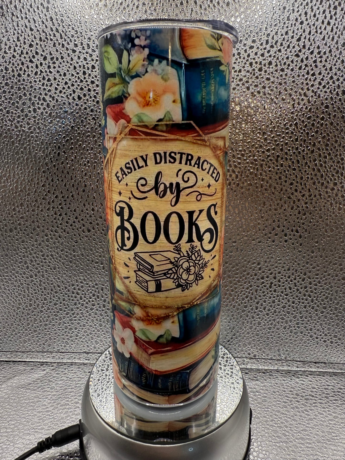 20 Oz Distracted By Books SUBLIMATION Tumbler