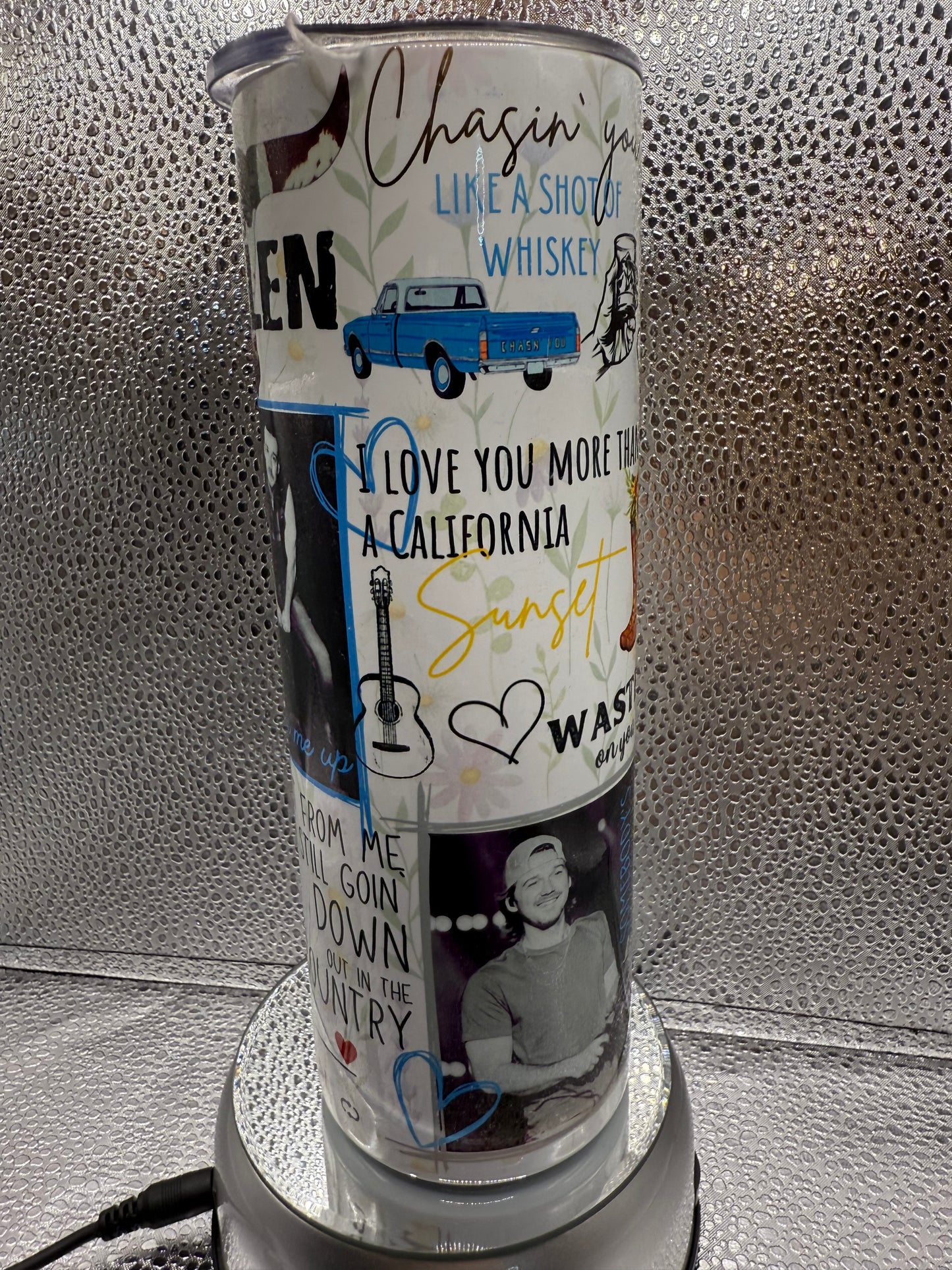20 Oz Morgan Wallen Fan SUBLIMATION Tumbler