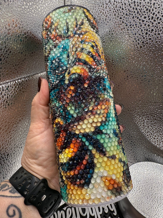 20 Oz Bee Rhinestone Tumbler