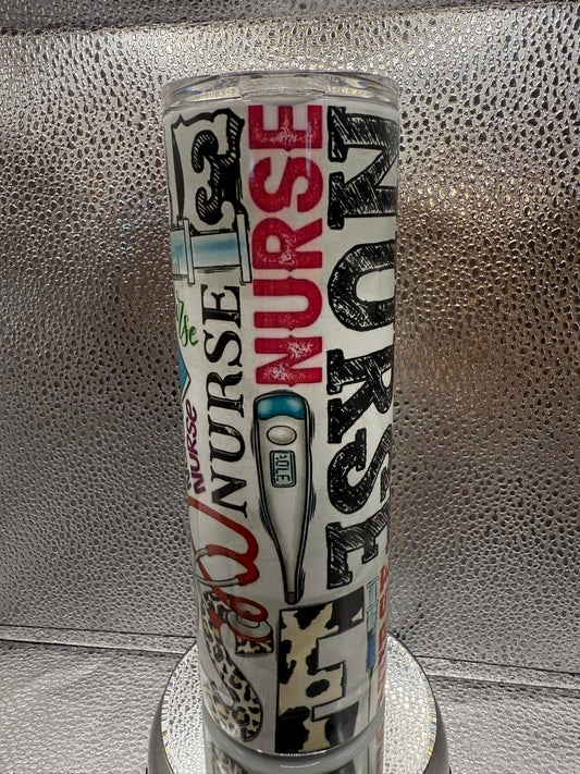 20 Oz Nurse SUBLIMATION Tumbler