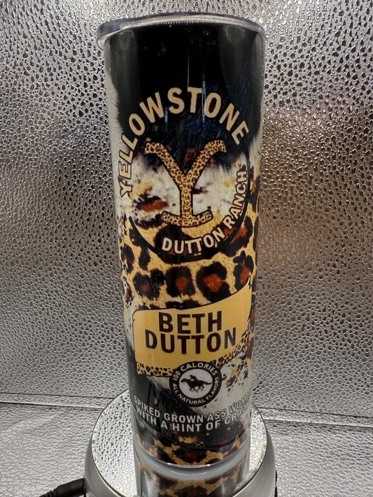 20 Oz Beth Dutton SUBLIMATION Tumbler