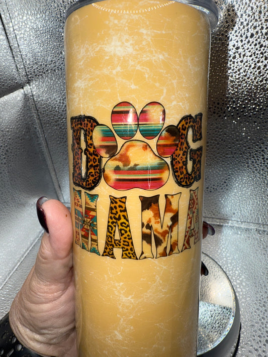 20 Oz Dog Mama Tumbler