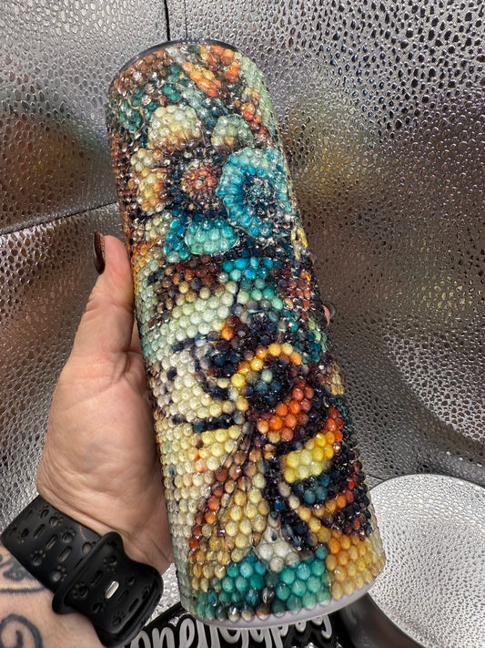 20 Oz Bee Rhinestone Tumbler