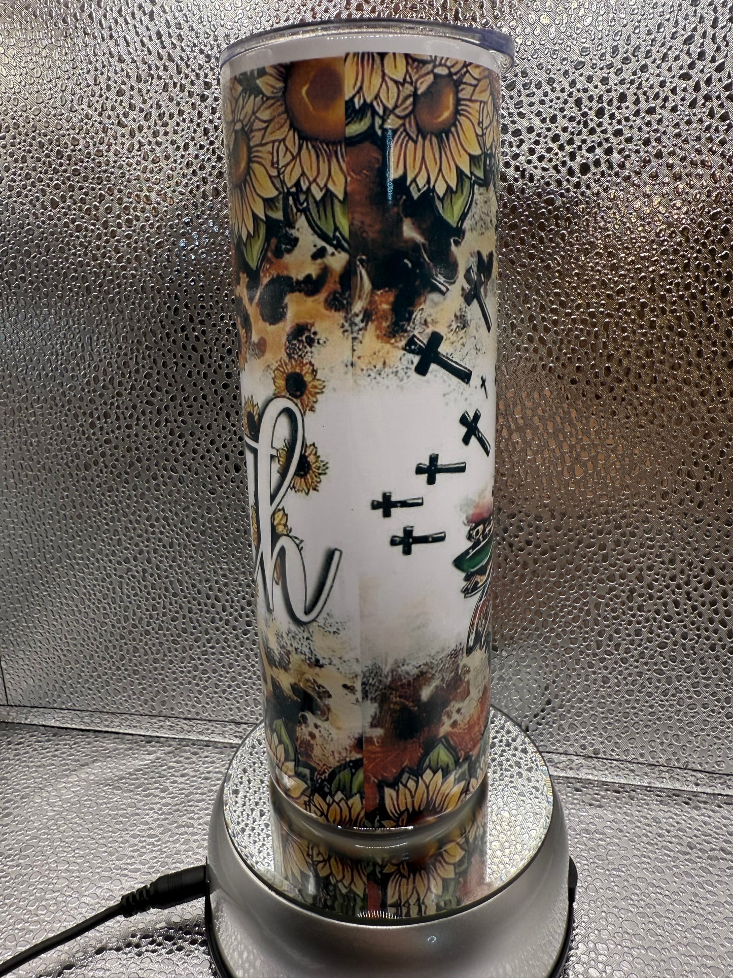 20 Oz Faith Cross SUBLIMATION Tumbler