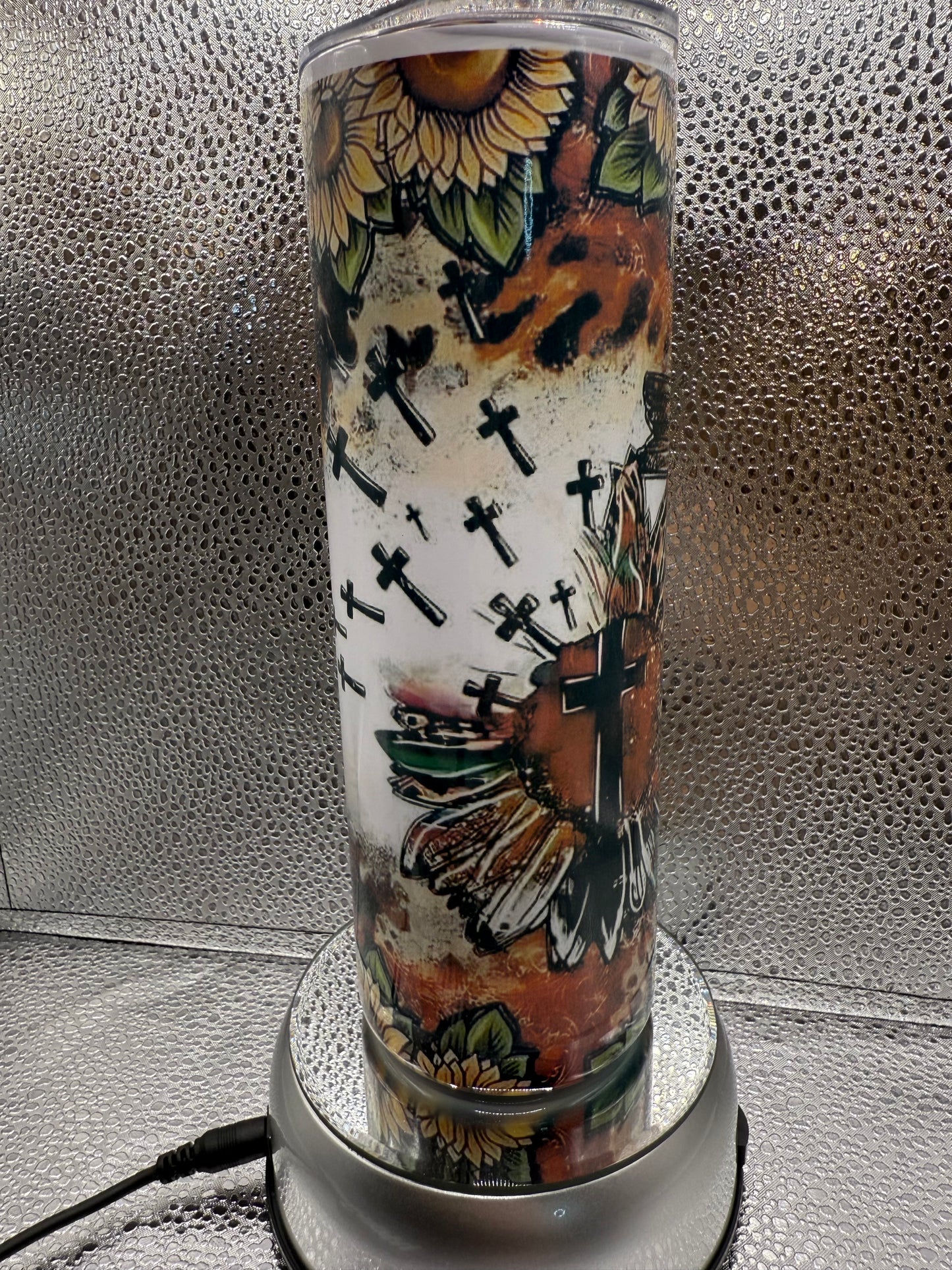 20 Oz Faith Cross SUBLIMATION Tumbler