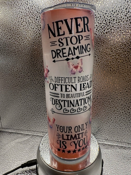 20 Oz Motivational SUBLIMATION Tumbler