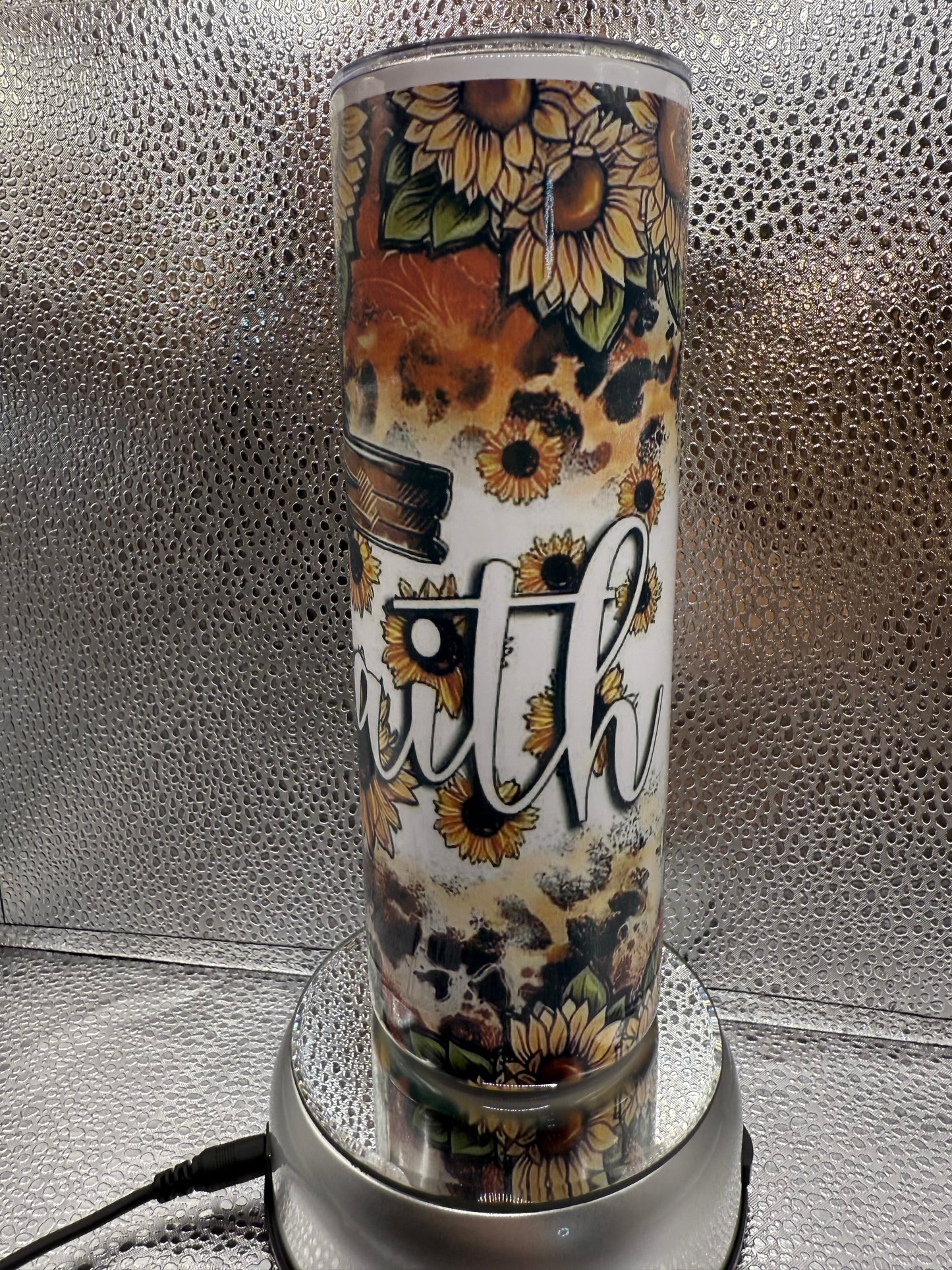 20 Oz Faith Cross SUBLIMATION Tumbler