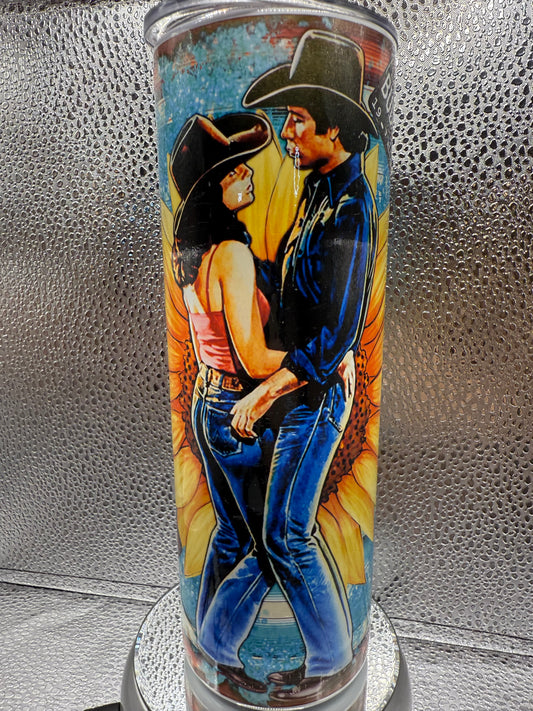 20 Oz Urban Cowboy Bud & Sissy SUBLIMATION Tumbler
